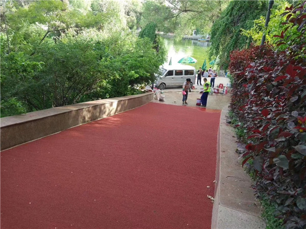 武汉彩色路面施工